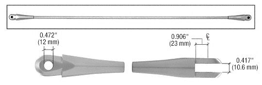 CRL Tension Rod End Fittings for Rod