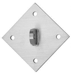 Diamond Shaped Mounting Plate for 12 mm Rods