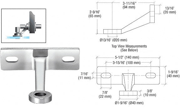 Heavy-Duty Spider Fitting Single Arm Wall Mount Frame