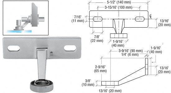 Regular Duty Spider Fitting Single Arm Fin Mount Frame