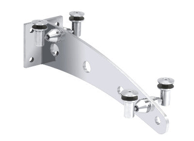 CRL Glass Awning Curved Wall Bracket