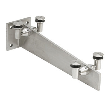 CRL Glass Awning Sloped Wall Bracket