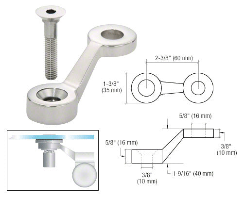 Single Arm Spider Fitting Post Mount