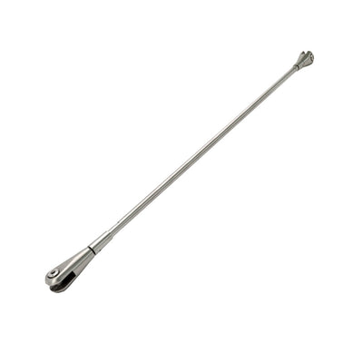 FHC Long Tension Rod Kit - Brushed Stainless